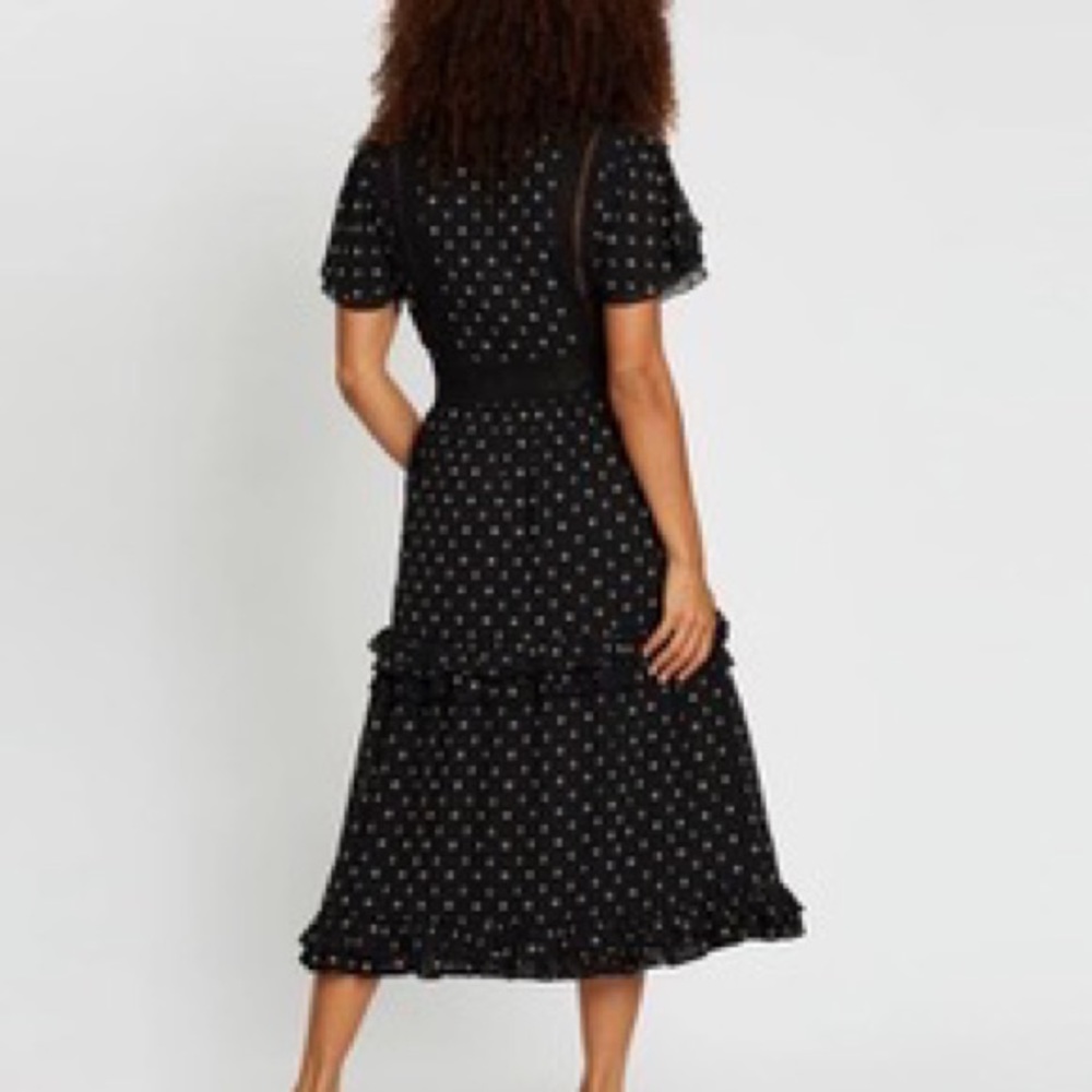 Scotch & Soda Tasha Ruffled Midi Dress - Picture 3 of 7